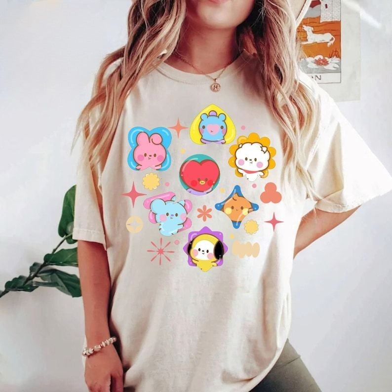 BTS Kawaii Baby BT21 T-shirt