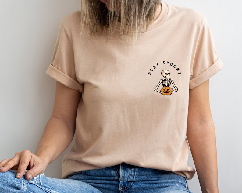 Stay Spooky Halloween Skeleton T-shirt