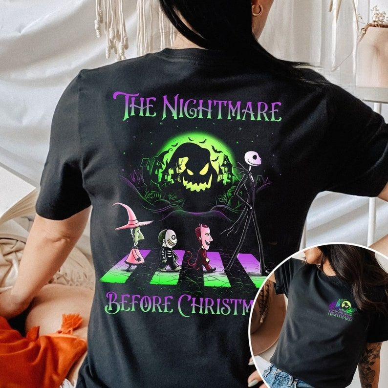 Two-sided The Nightmare Halloween T-shirt