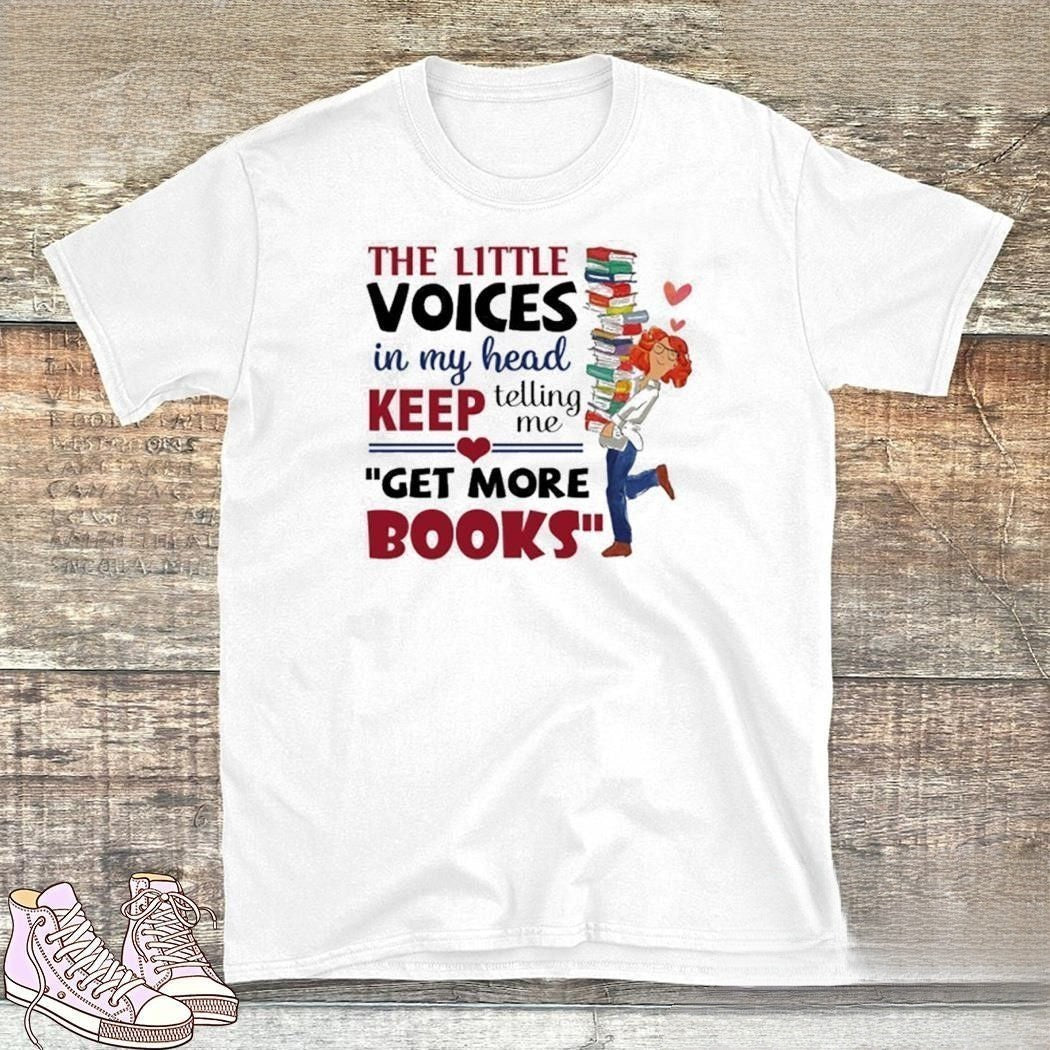 Get More Books Cute Print T-shirt