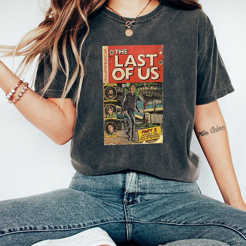 The Last of Us Comic Art Vintage T-Shirt