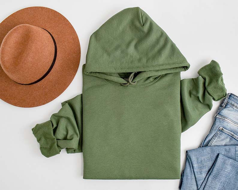 Floral Print Botanical Aesthetic Hoodie