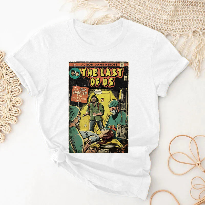 Ending Comic Cover Fan Art Poster Vintage T-shirt