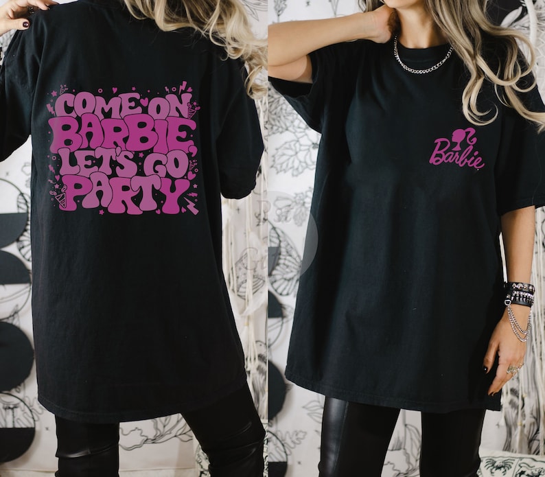 Come On Barbie Let's Go Party Doll T-shirt