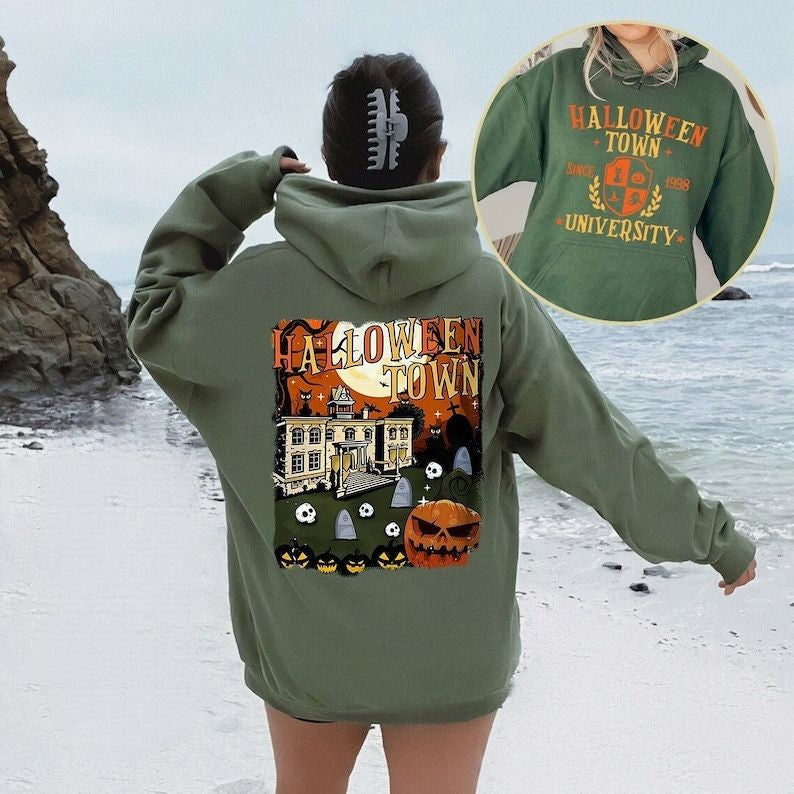 Halloween Town 1998 Print Hoodie