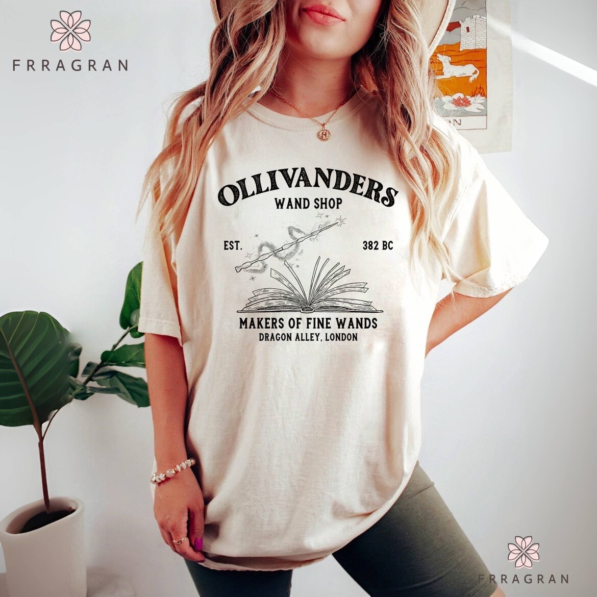 Ollivanders Wand Shop Magic Wizard T-shirt