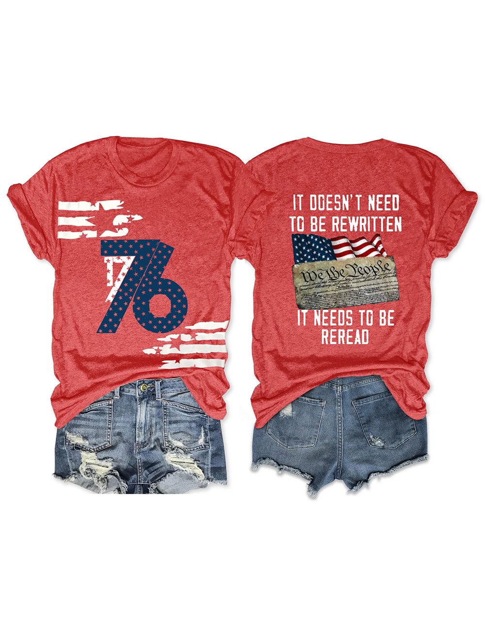 Independence Day 1776 Casual T-shirt