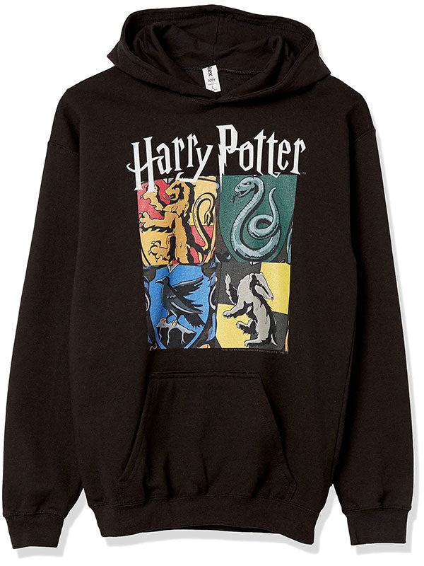 Hogwarts Houses Vintage Collage Hoodie