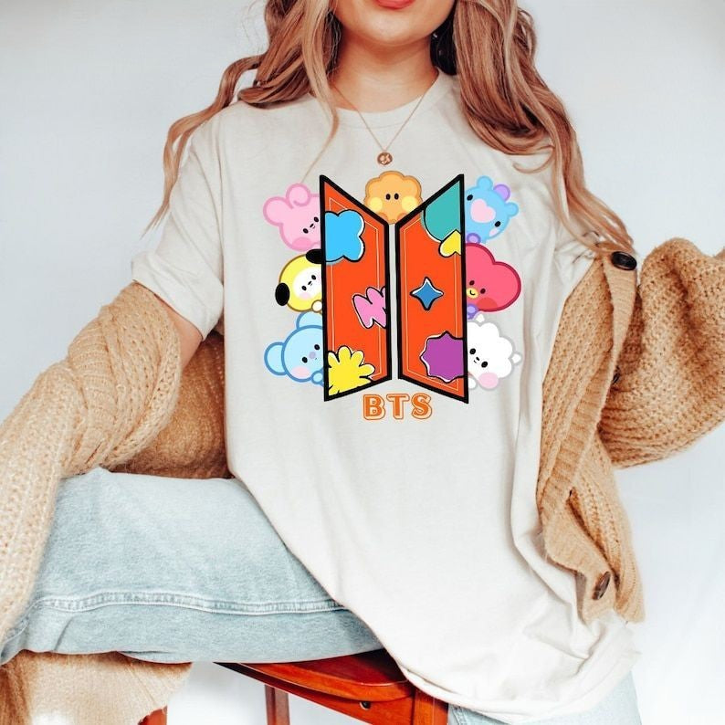 BTS Group Cute T-shirt