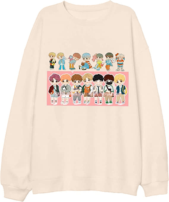 BTS Kpop Long Sleeve Sweatshirt