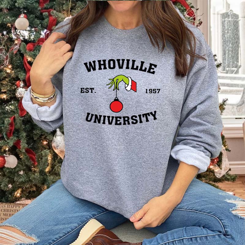 Christmas Whoville University Est 1957 Sweatshirt