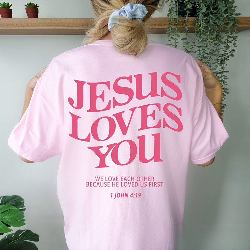 Loves You Casual Short Sleeve T-shirt