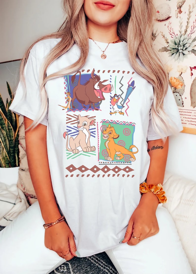 90s Lion King Simba And Timon T-shirt