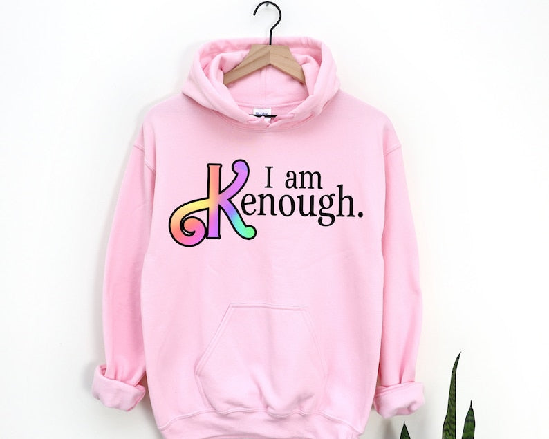 I Am Kenough Pocket Hoodie