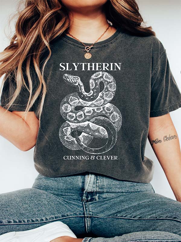Wizard Snake Print T-shirt
