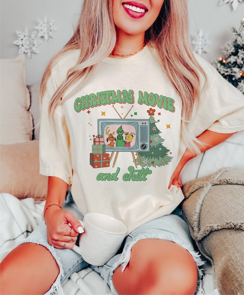 Christmas Movie & Chill T-shirt