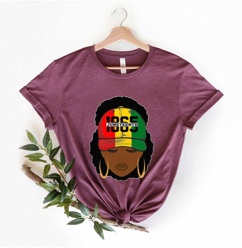 Juneteenth 1865 Afro T-shirt
