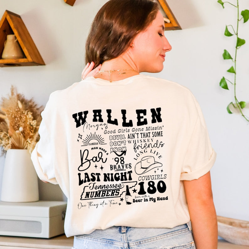 Wallen Country Music T-shirt