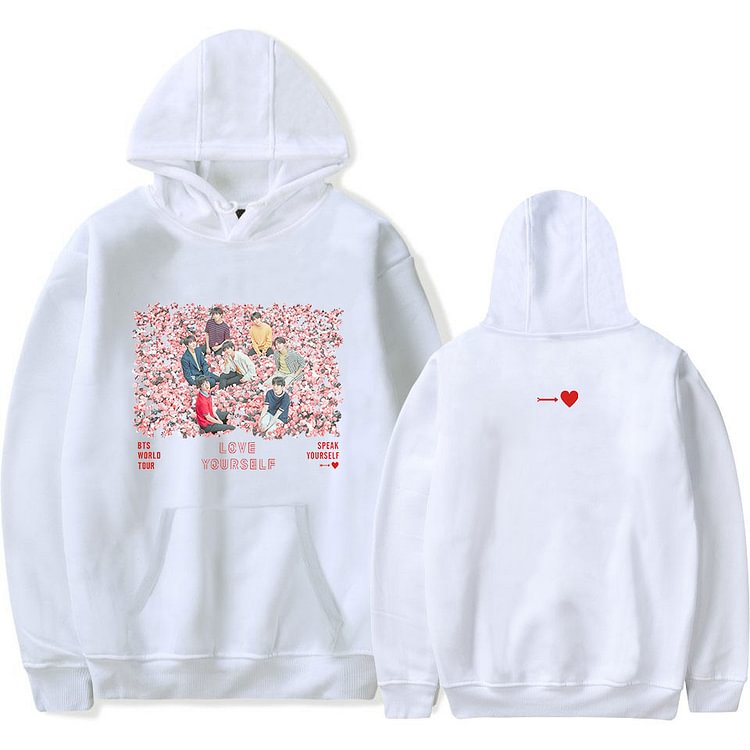 BTS Kpop Bangtan Boys Print Hoodie