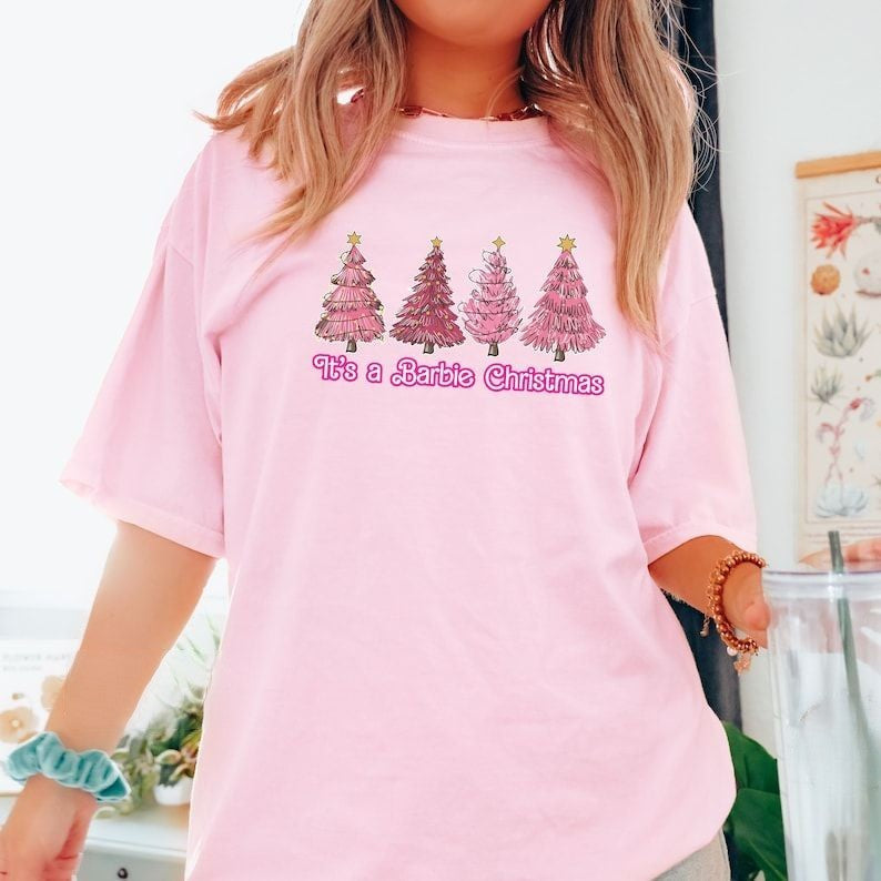 It's a Barbie Christmas T-shirt