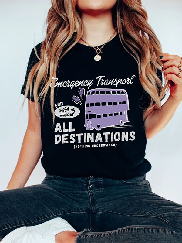 Wizard Bus Shirt Potter T-shirt