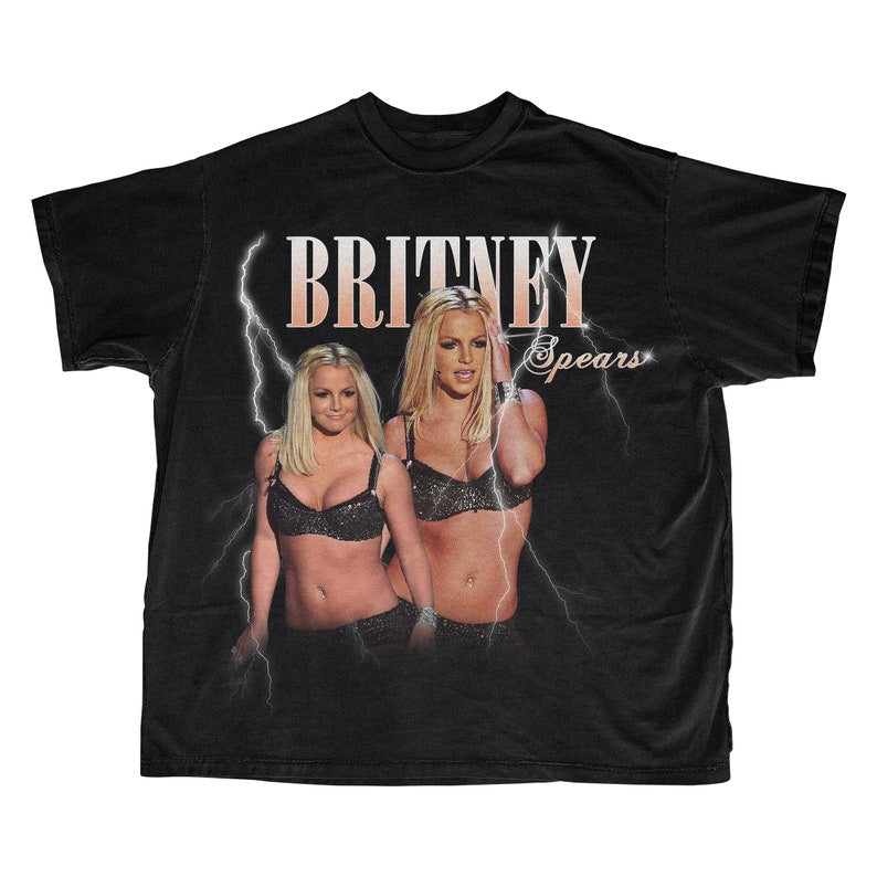 Britney Spears Vintage 2007 VMA Homage T-Shirt