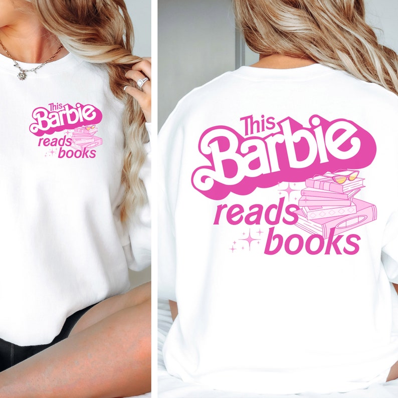 This Barbie Reads Books Sweatshirt