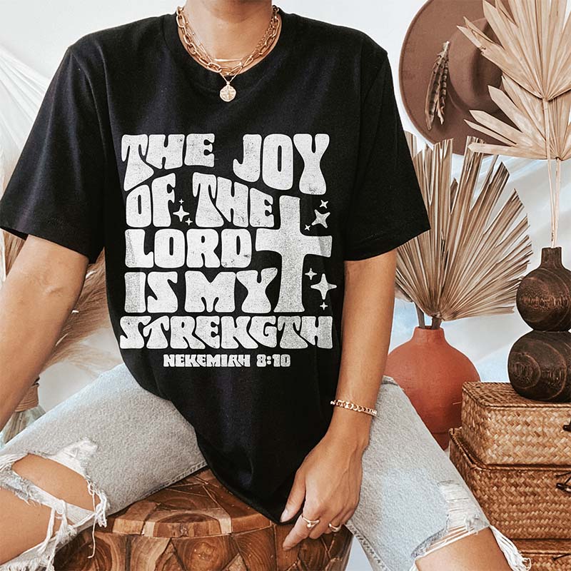 Boho Faith Bible Verse Casual T-shirt