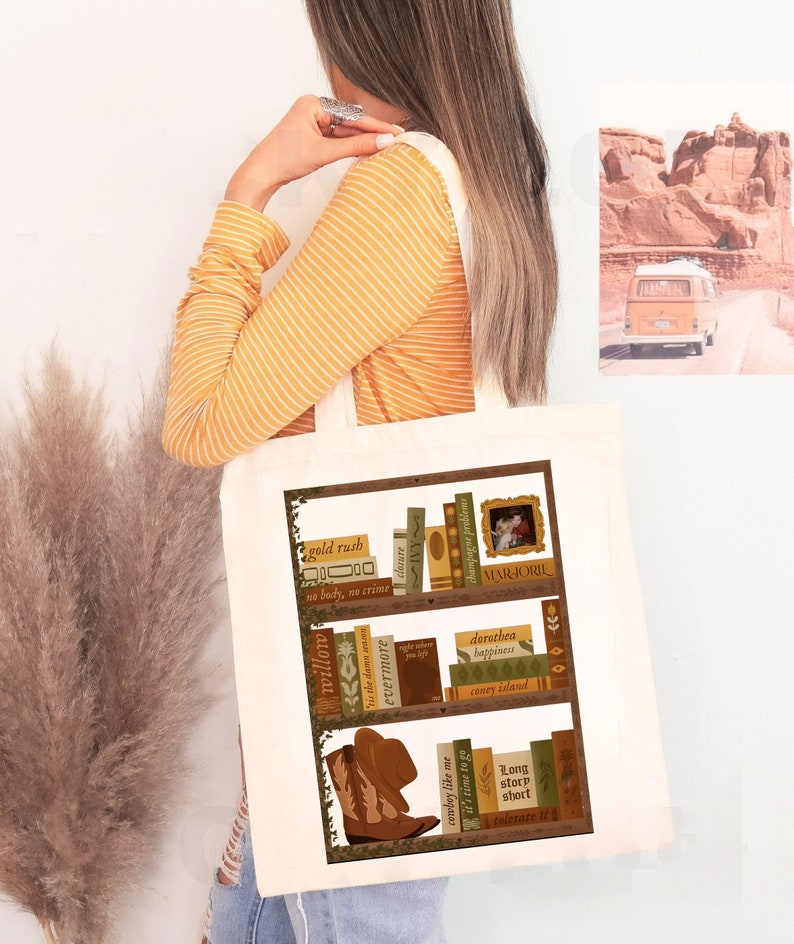 TS Bookshelf Tote Bag
