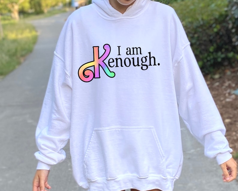 I Am Kenough Pocket Hoodie