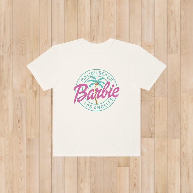Malibu Beach Barbie White T-shirt