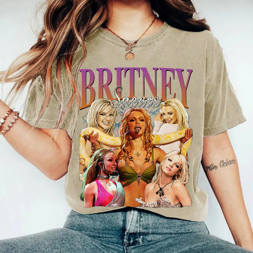 Britney Spears Vintage Washed T-Shirt